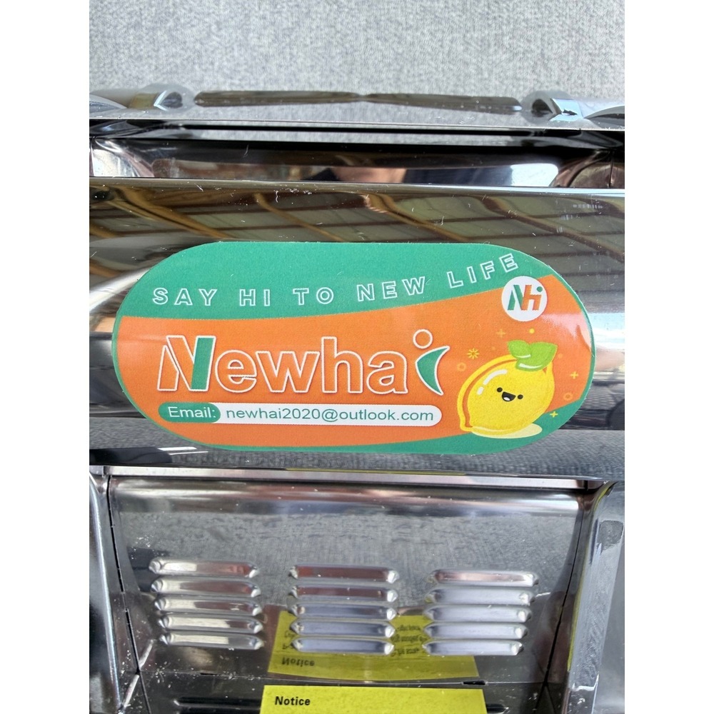 Newhai Electric Pasta Maker Machine Unisex OS Silver Excellent Stainless Steel - Picture 5 of 12